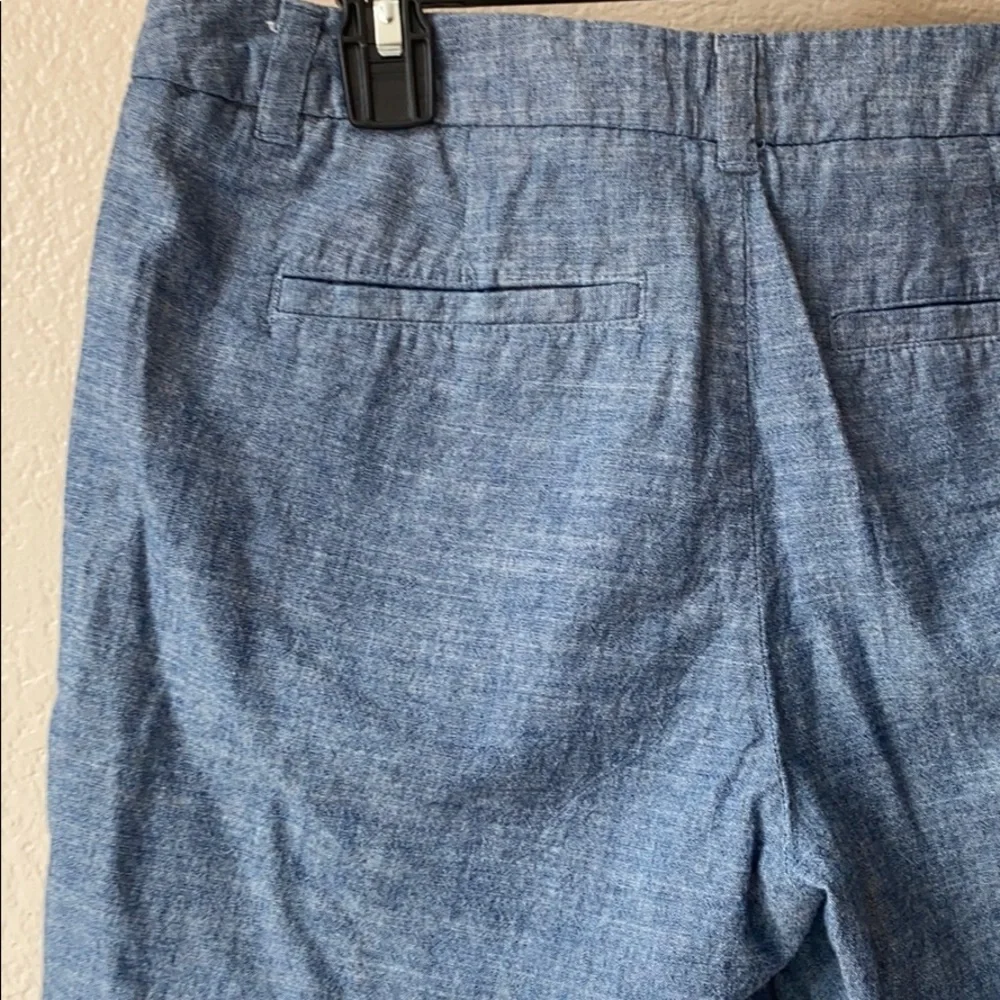 Merona Target Blue Chambray Denim Jean Prep Shorts 6 - Picture 6 of 9